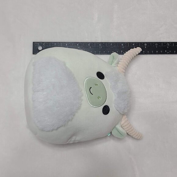 Squishmallows Iver The Highland Cow Plush 8" Mint Green Stuffed Toy Longhorn - Picture 12 of 12